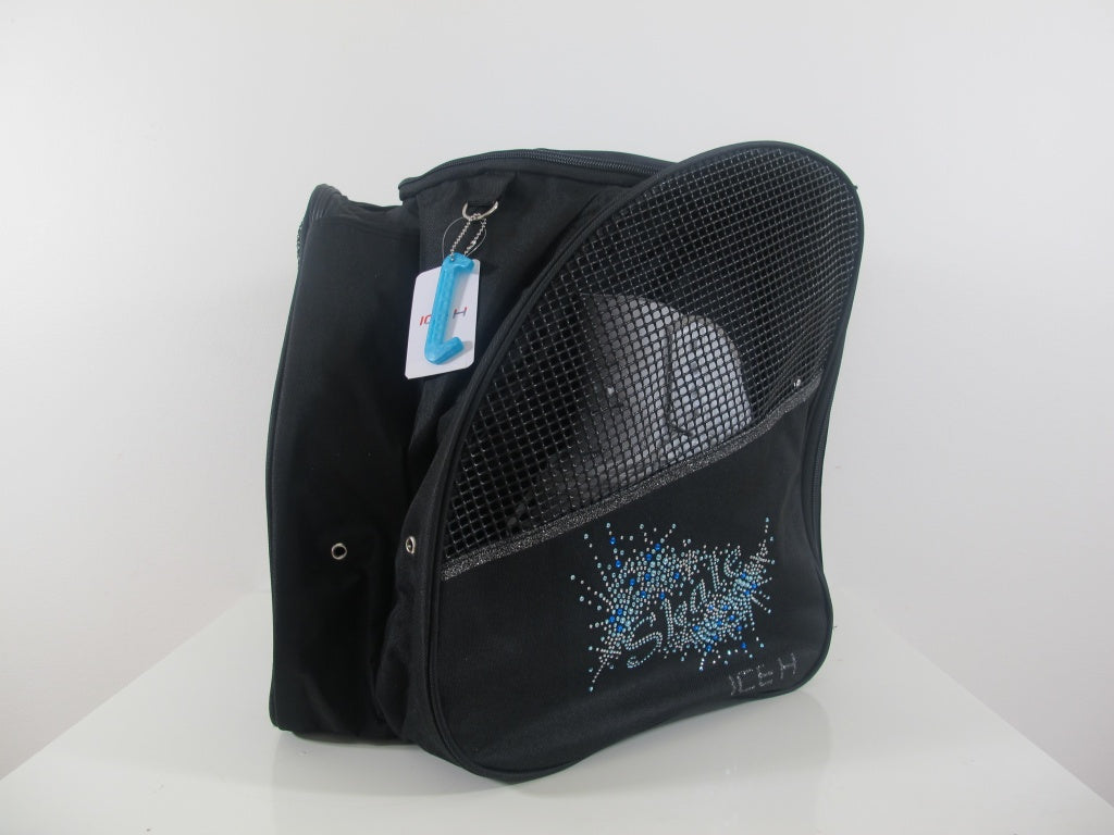 Ice H Skate Backpack Style Rhinestone Carry Bag