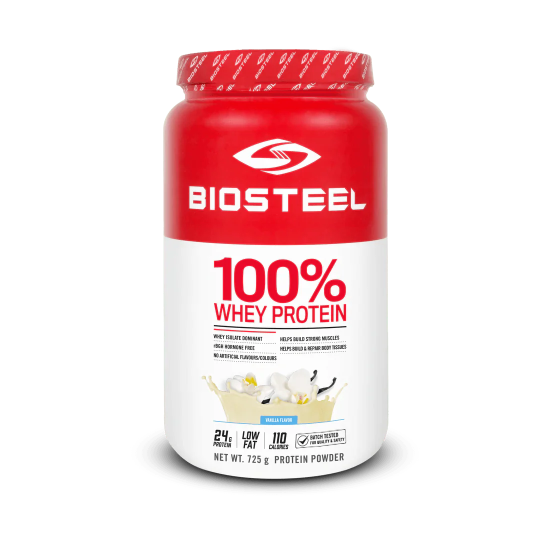 BioSteel Whey Protein Powder - Vanilla 725g (25 servings)