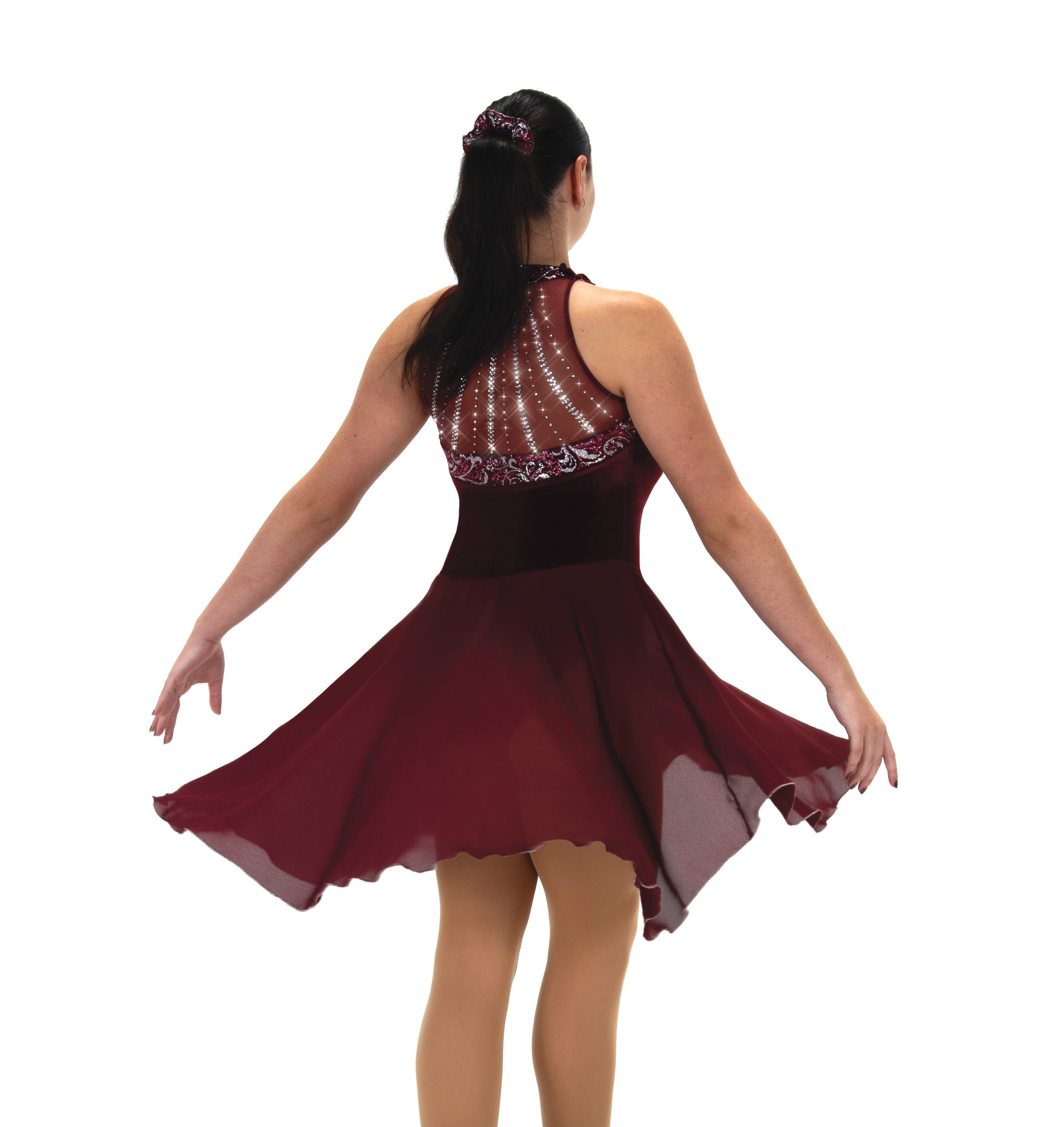 204 Cabernet Crystals Dance Dress by Jerry's