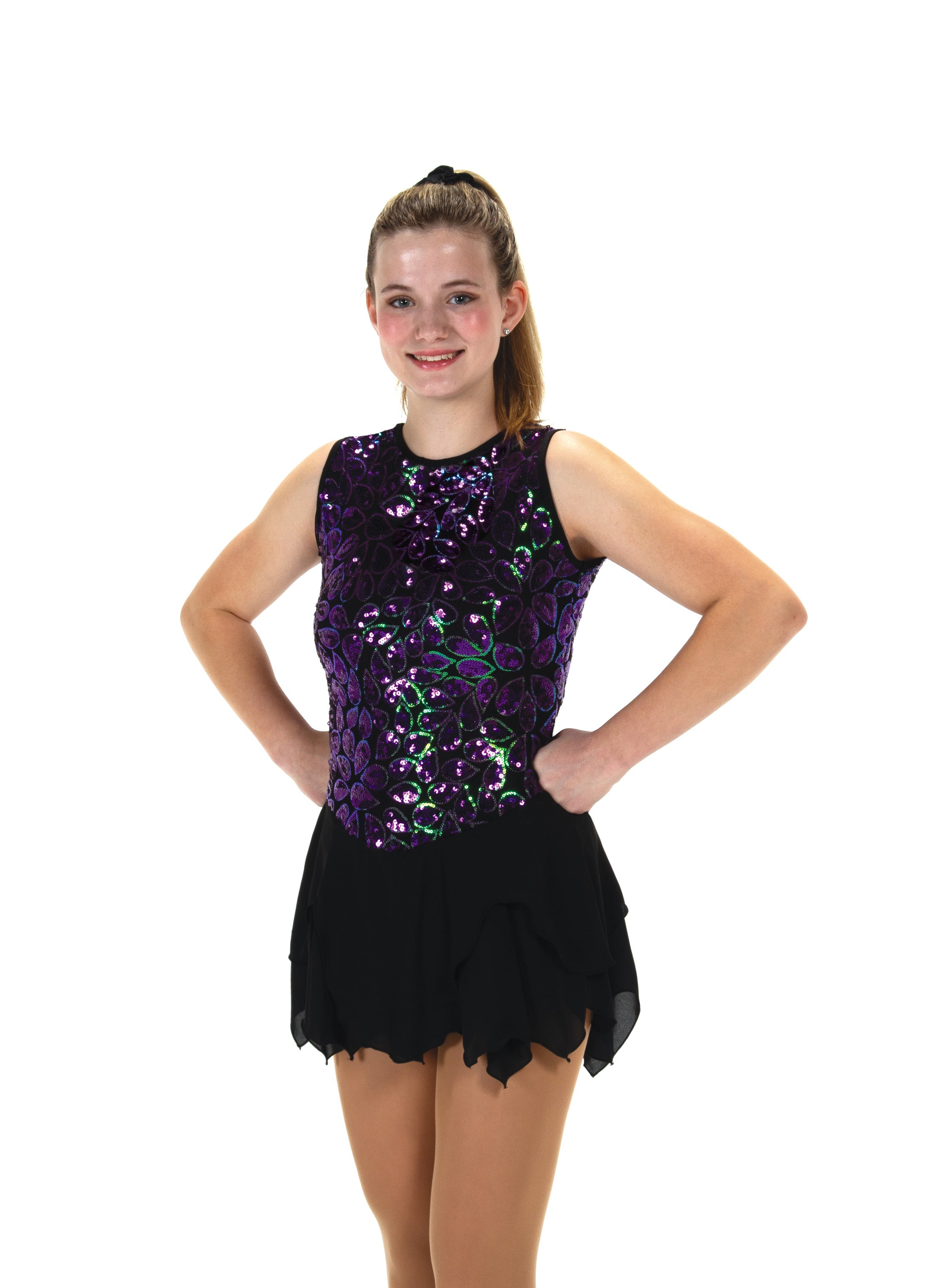 571 Petals of Sequins Skating Dress by Jerry's