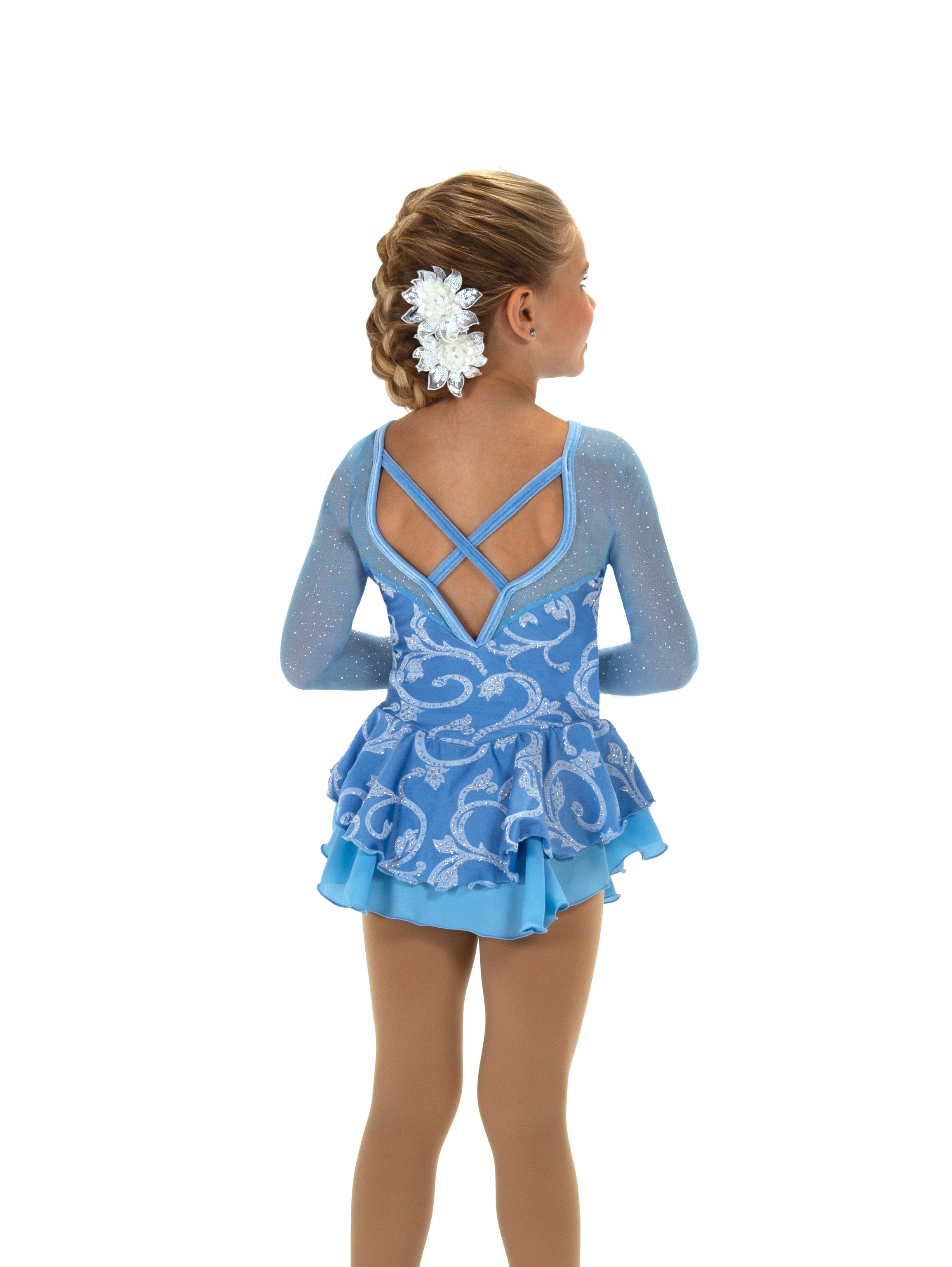 615 Sugar Sweet Skating Dress in Blue by Jerry's