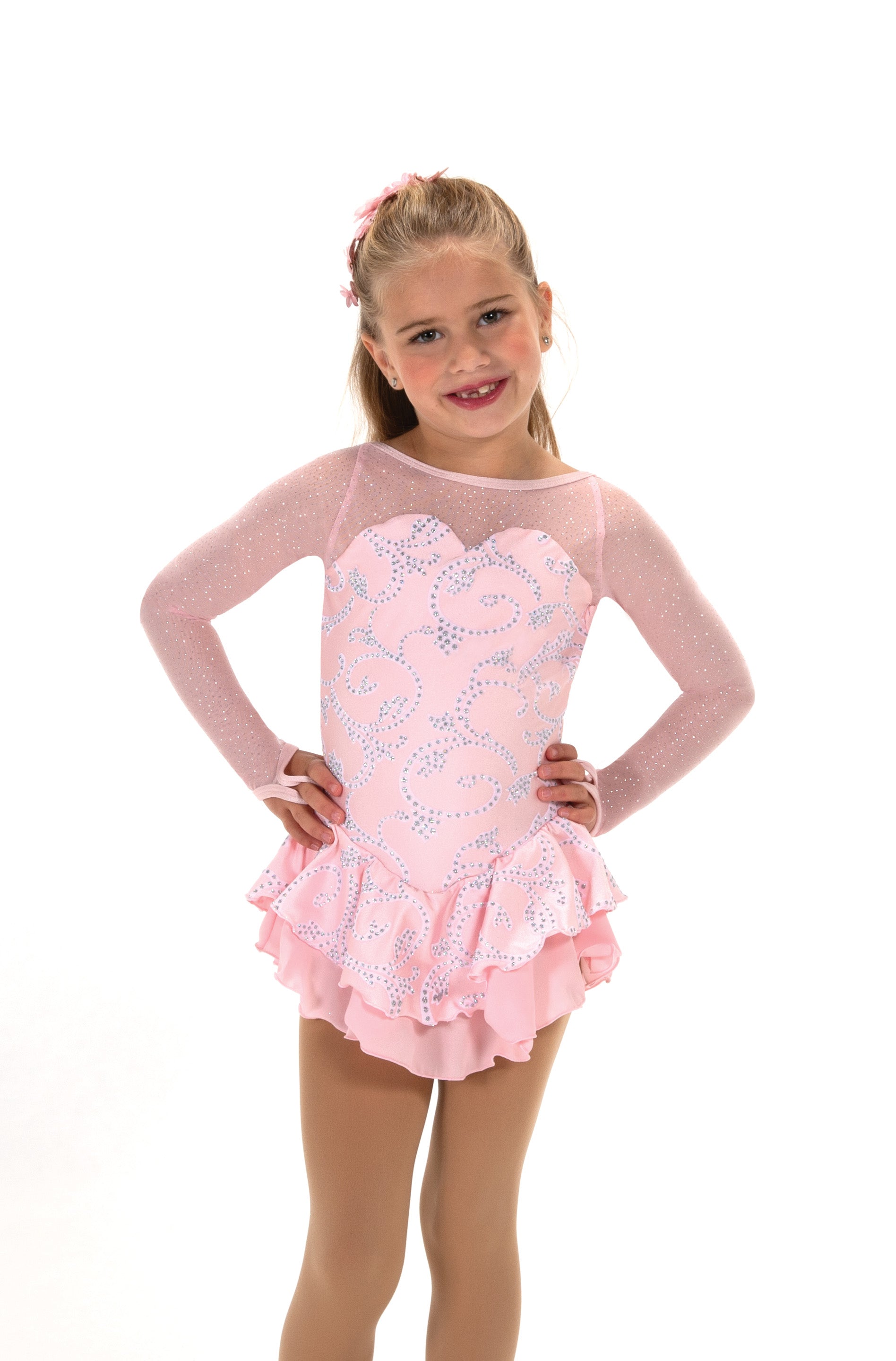 615 Sugar Sweet Skating Dress in Pink by Jerry's