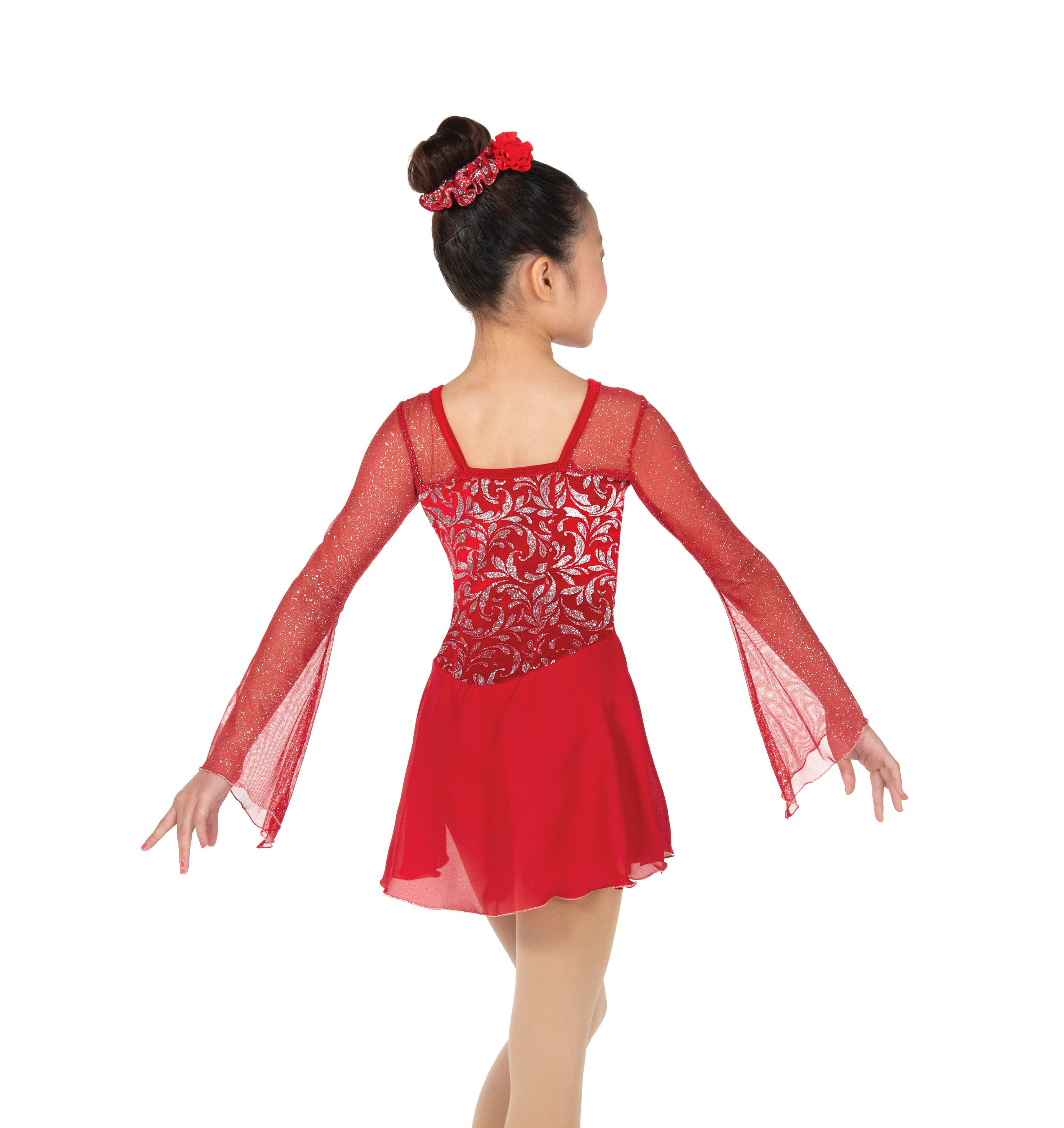 629 Fire Flare Skating Dress by Jerry's