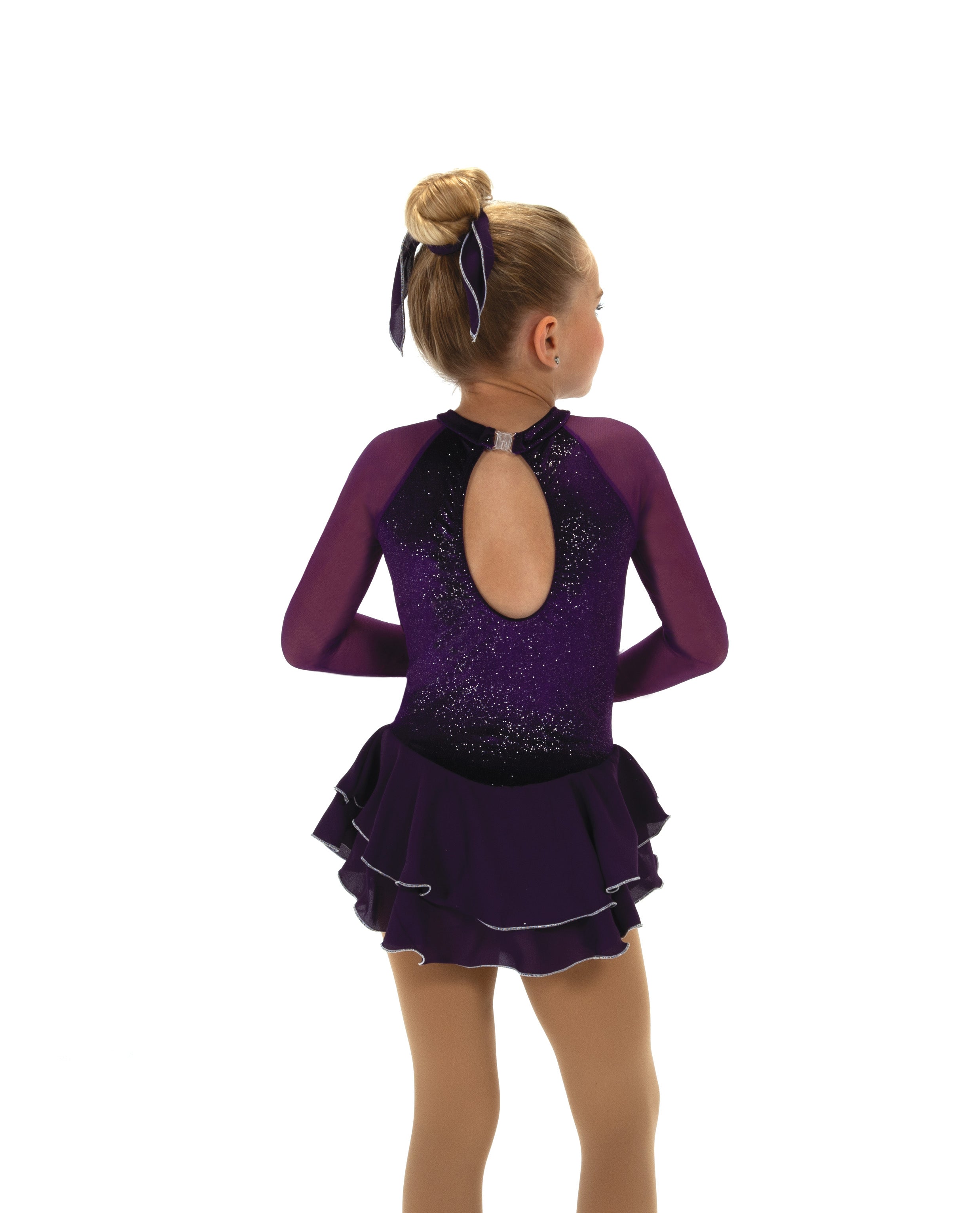 645 Shimmer Skating Dress in Purple by Jerry's