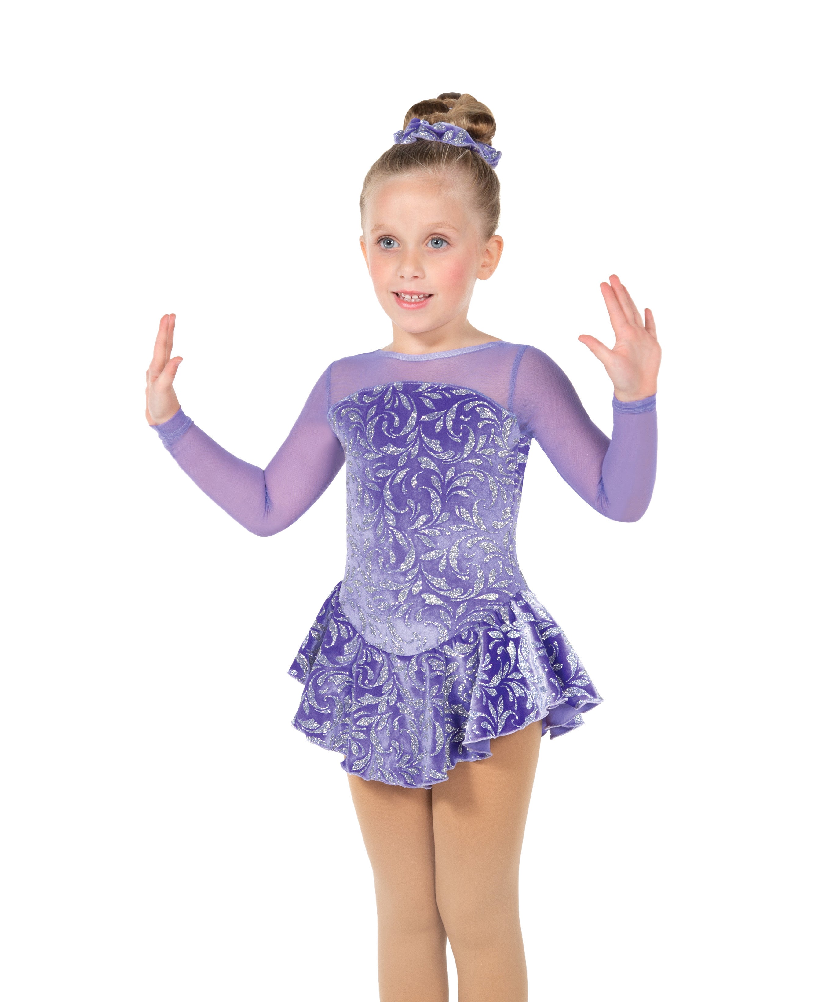 677 Ice Whirl Skating Dress in Purple by Jerry's