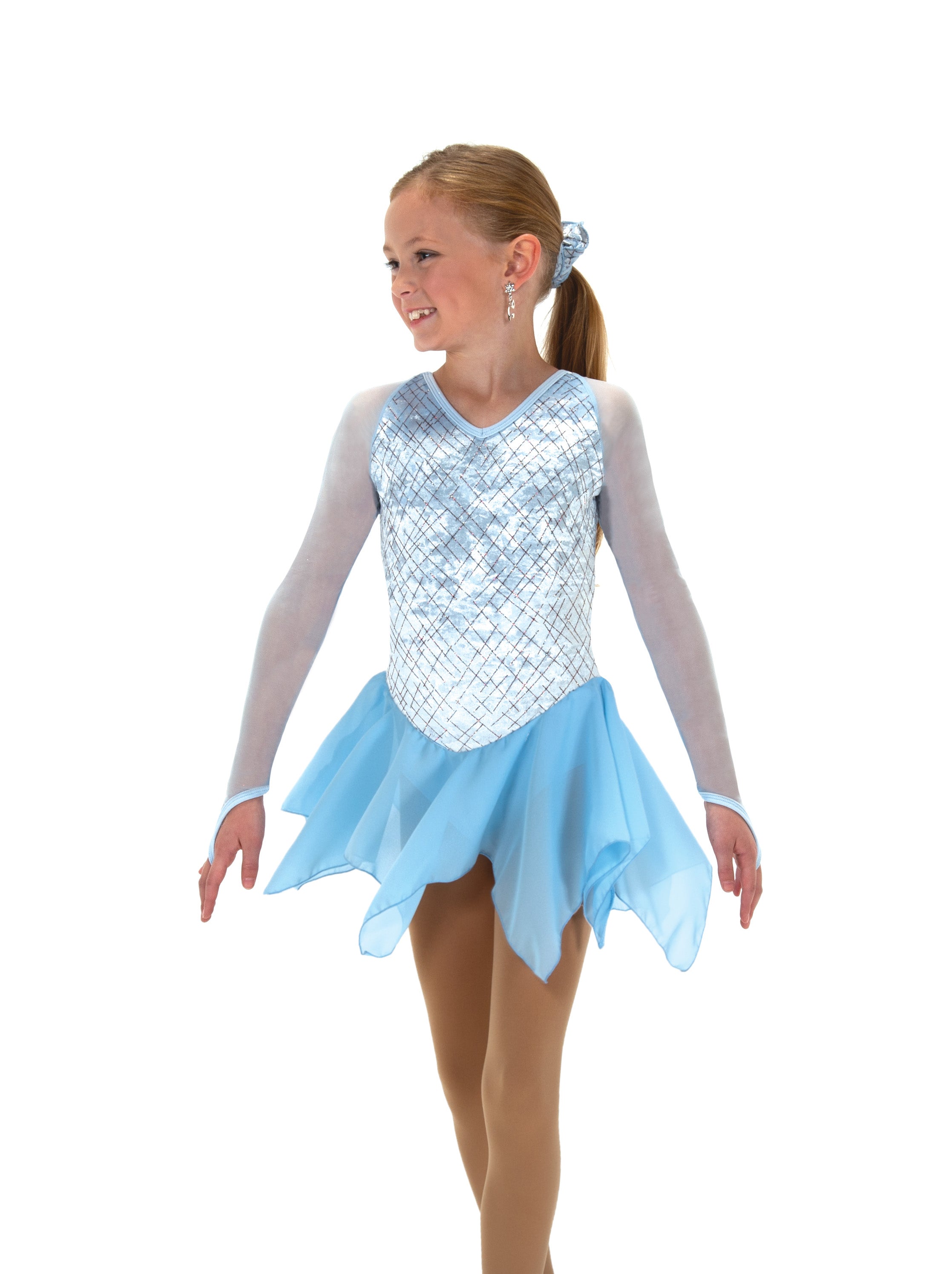 687 Clear Ice Skating Dress by Jerry's