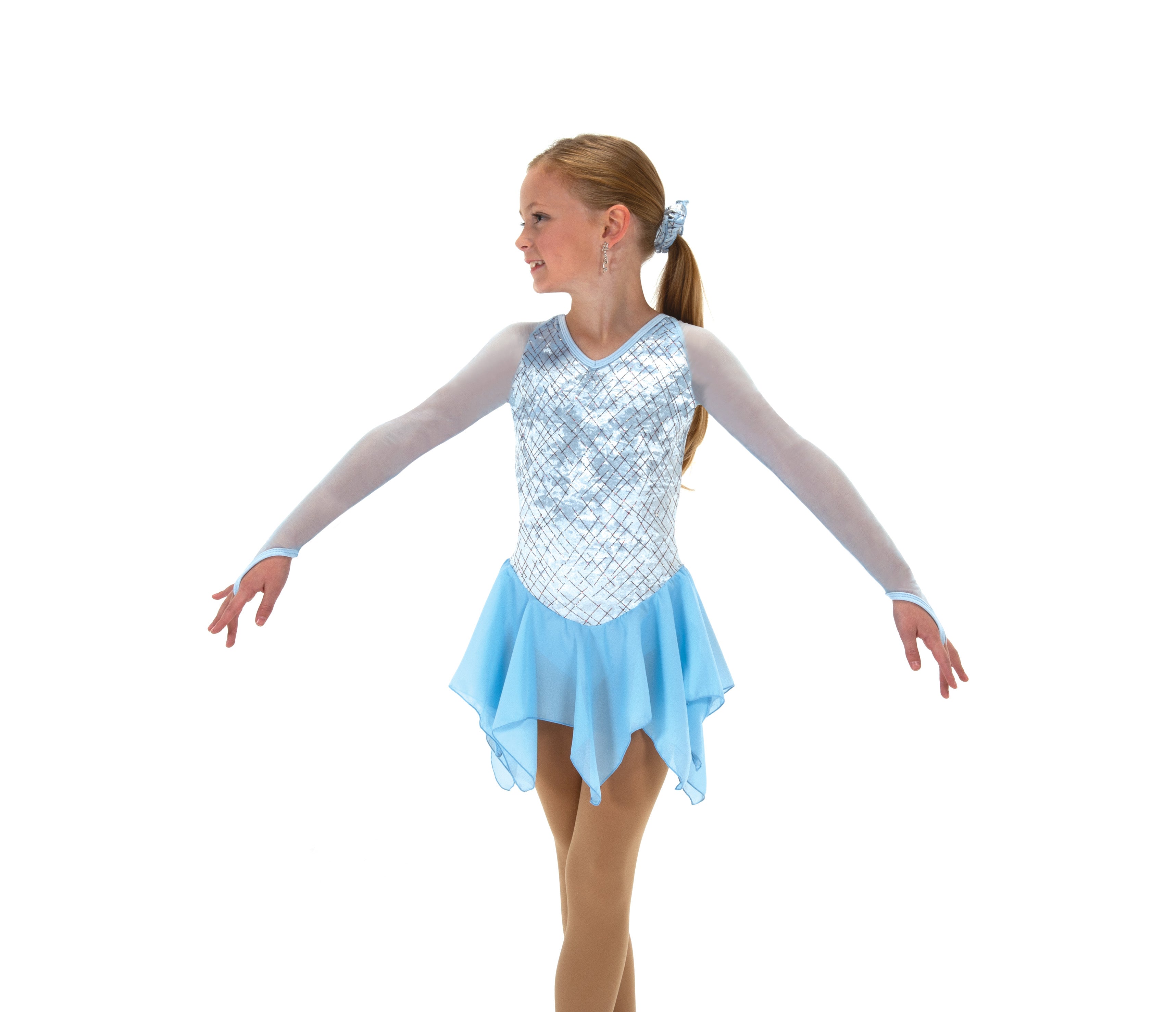 687 Clear Ice Skating Dress by Jerry's