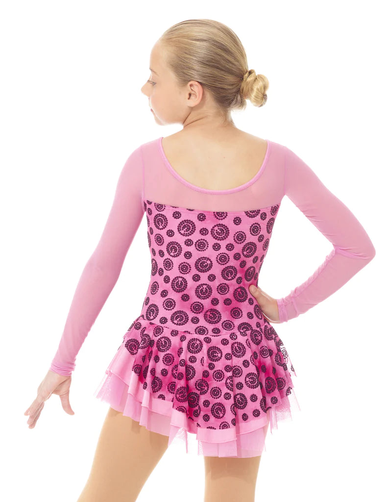 669 Mondor Sparkly Figure Skating Dress in Pink