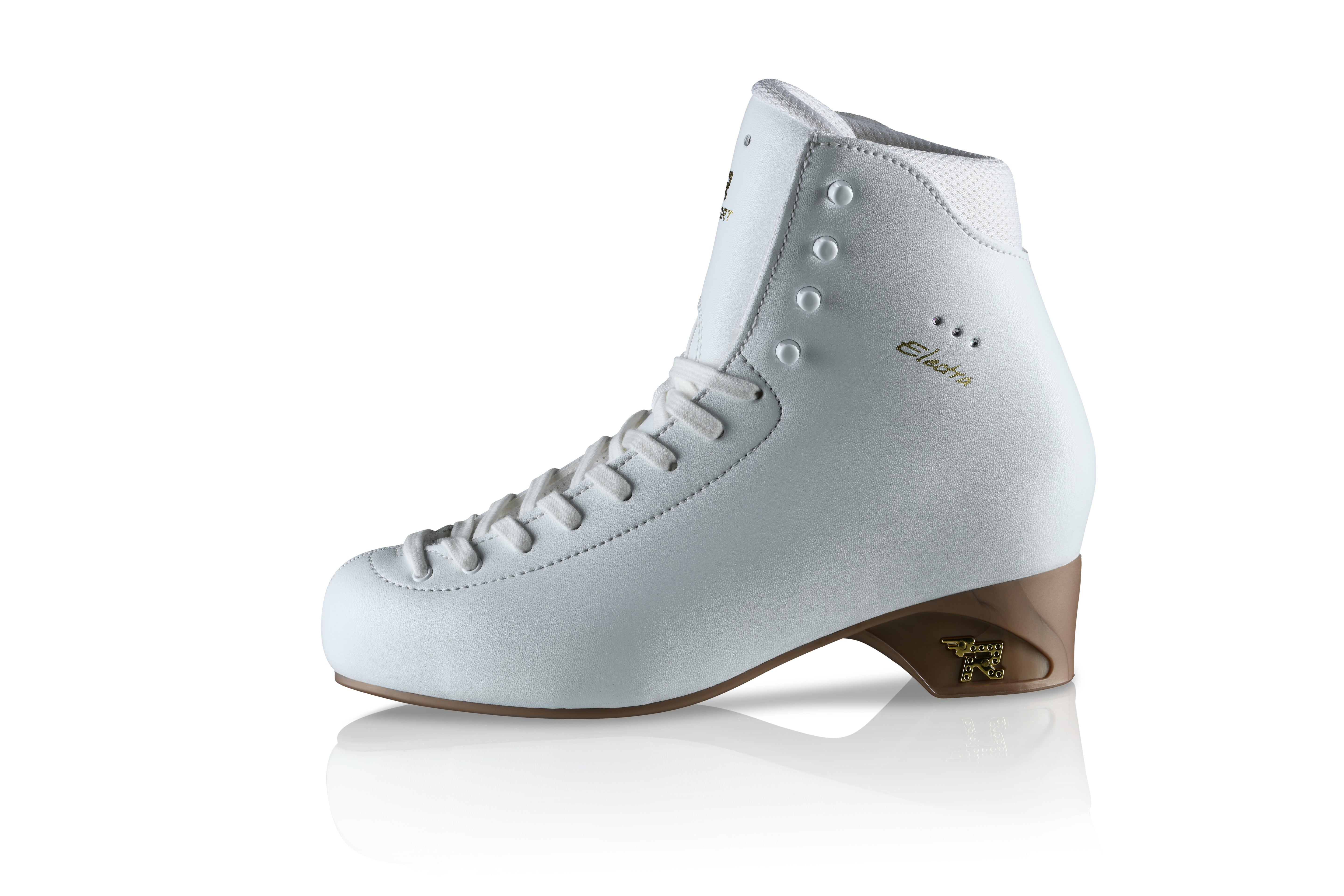 Risport Electra Light Boot Only Figure Skate in White - Sizes 260 - 280