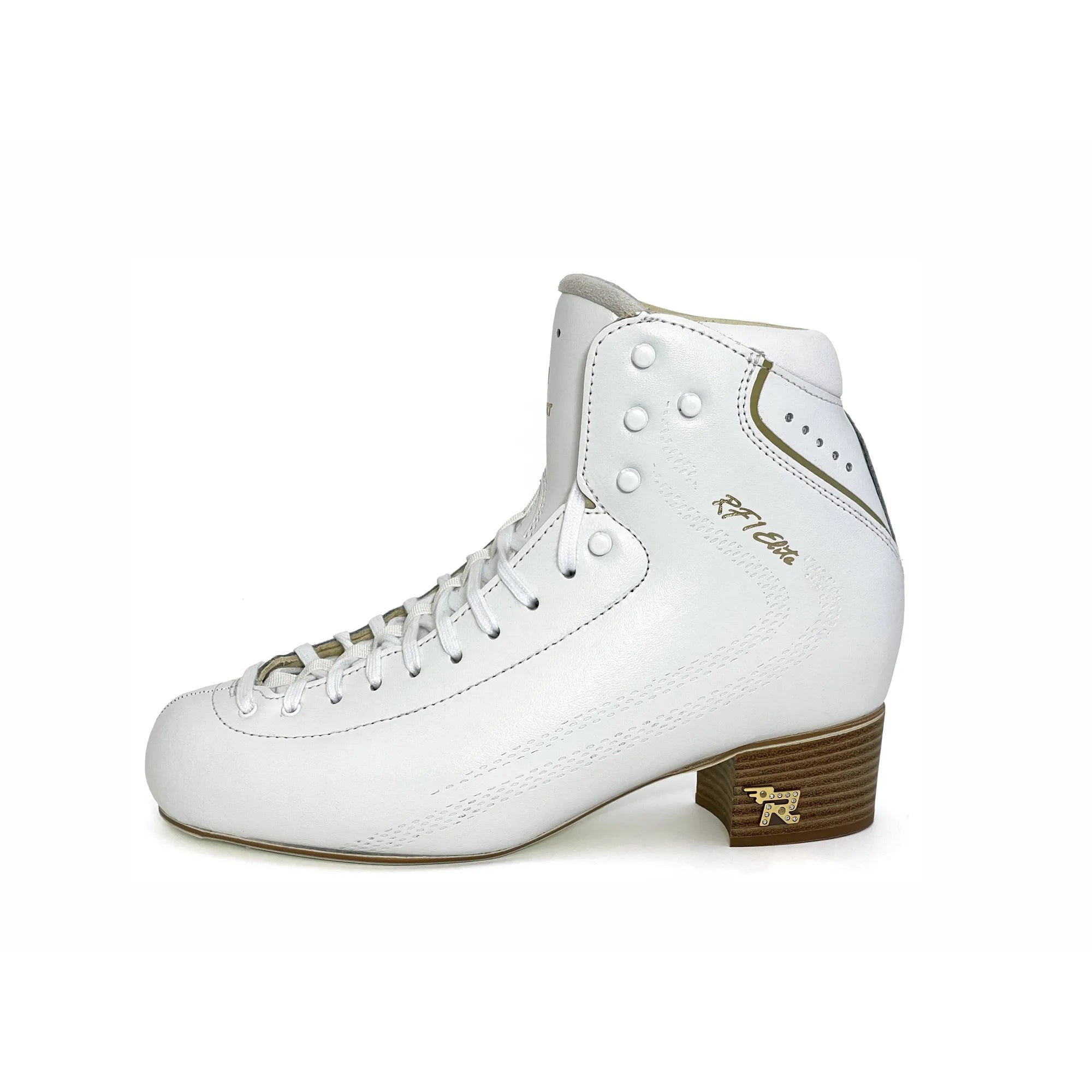 Risport RF1 Elite Boot Only Figure Skate in White - Sizes 220-255