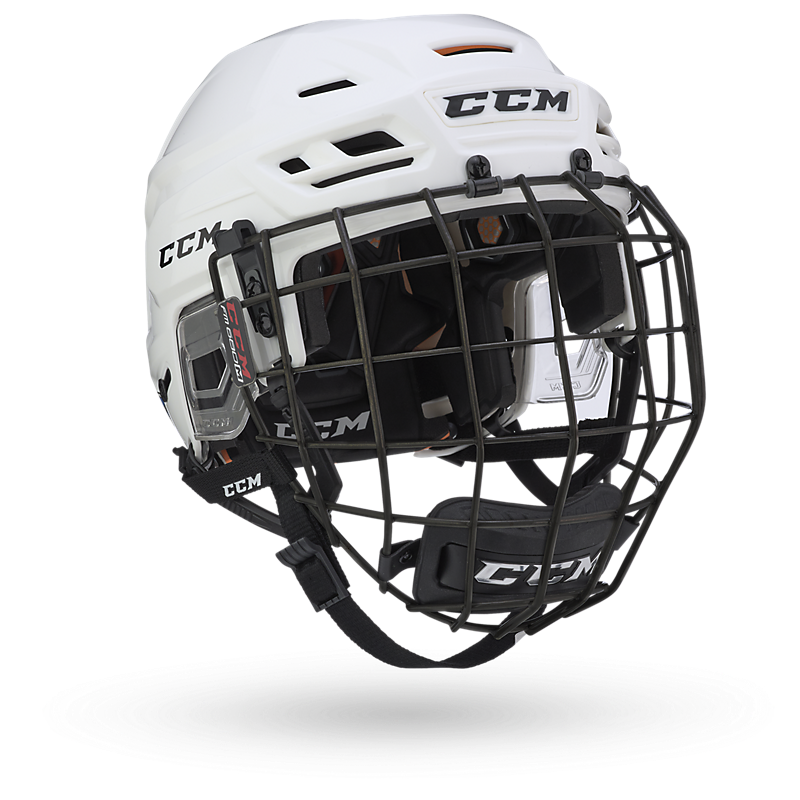 CCM Tacks 70 Hockey Helmet Combo - Youth - Black