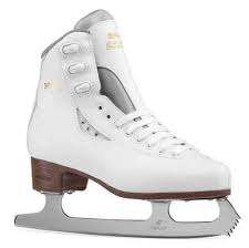 Graf Bolero Figure Skates in white. Junior Sizes 7uk - 5uk