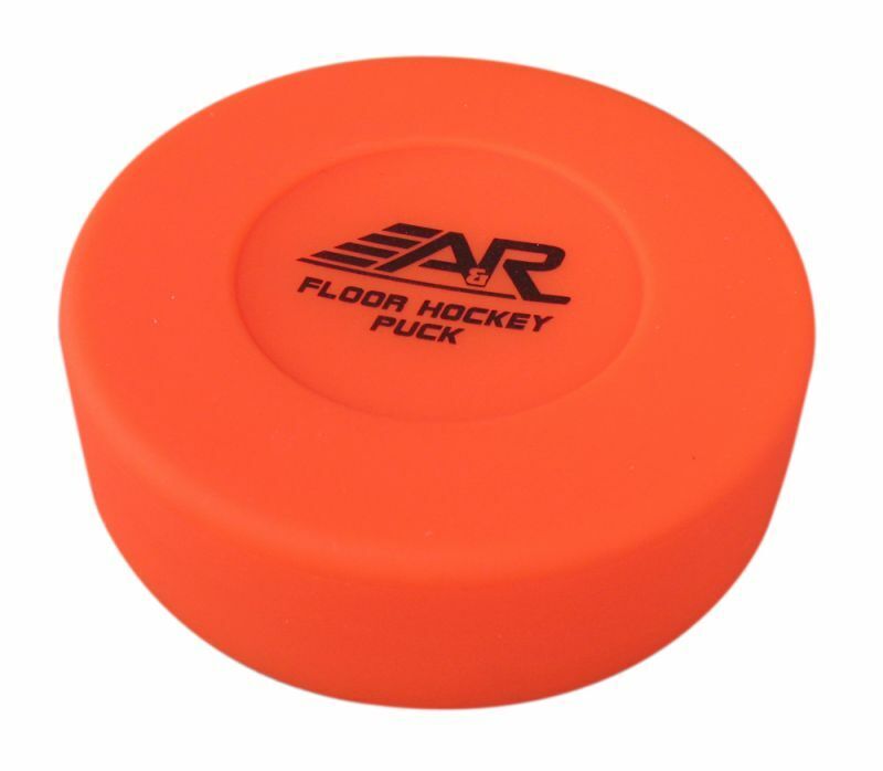 A&R Orange Hockey Floor Puck