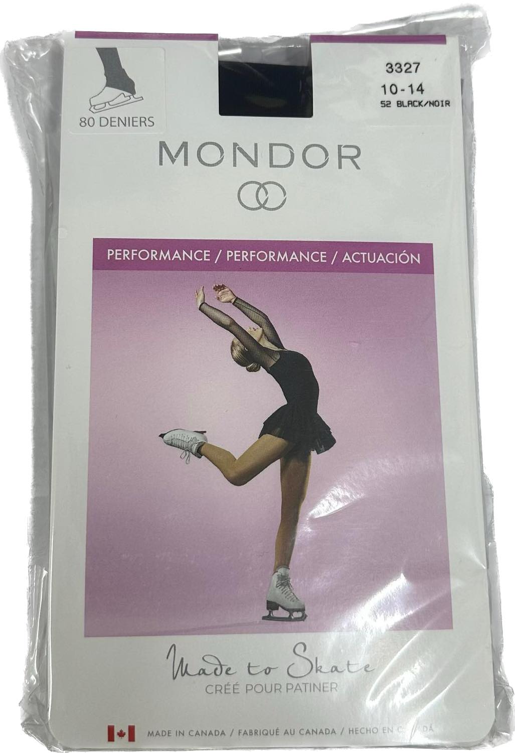 Mondor Powerflex Performance Zipper Bottom Skating Legging - 1011C Gir -  Dancewear Centre